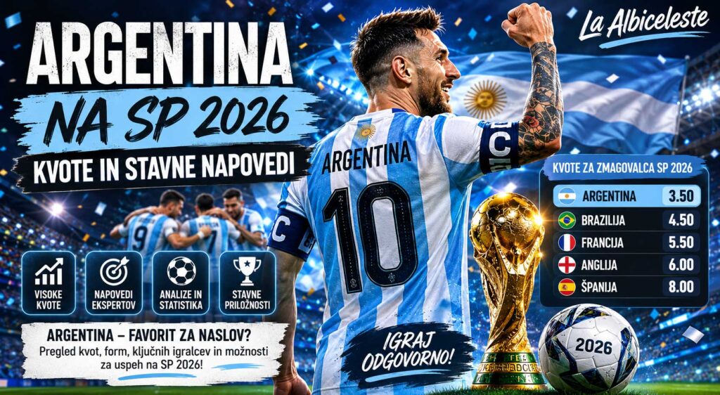 Argentina na SP 2026 kvote